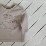 ［bebe holic］Rabbit tail tee