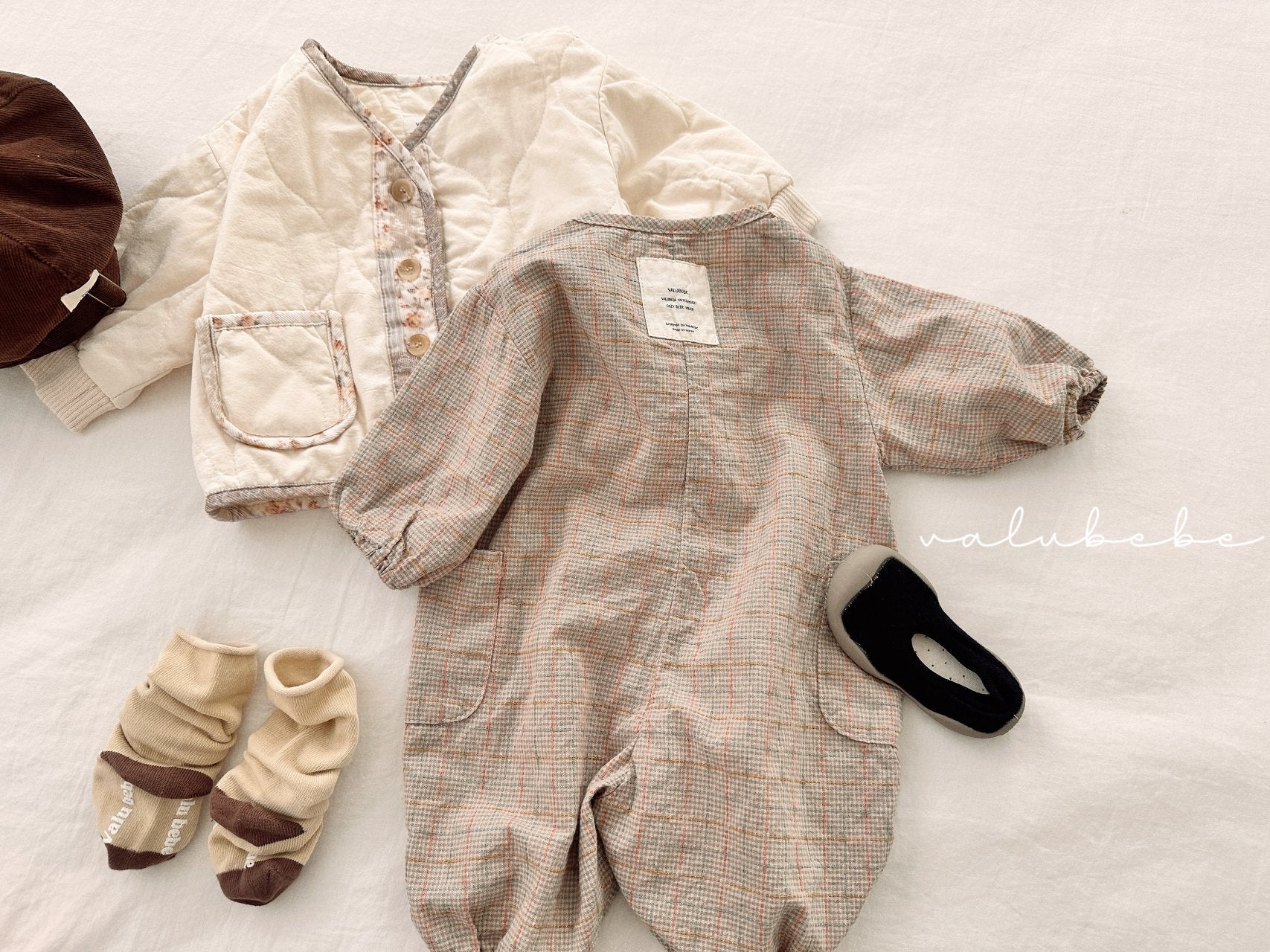 ［valubebe］Check loose suit (baby)