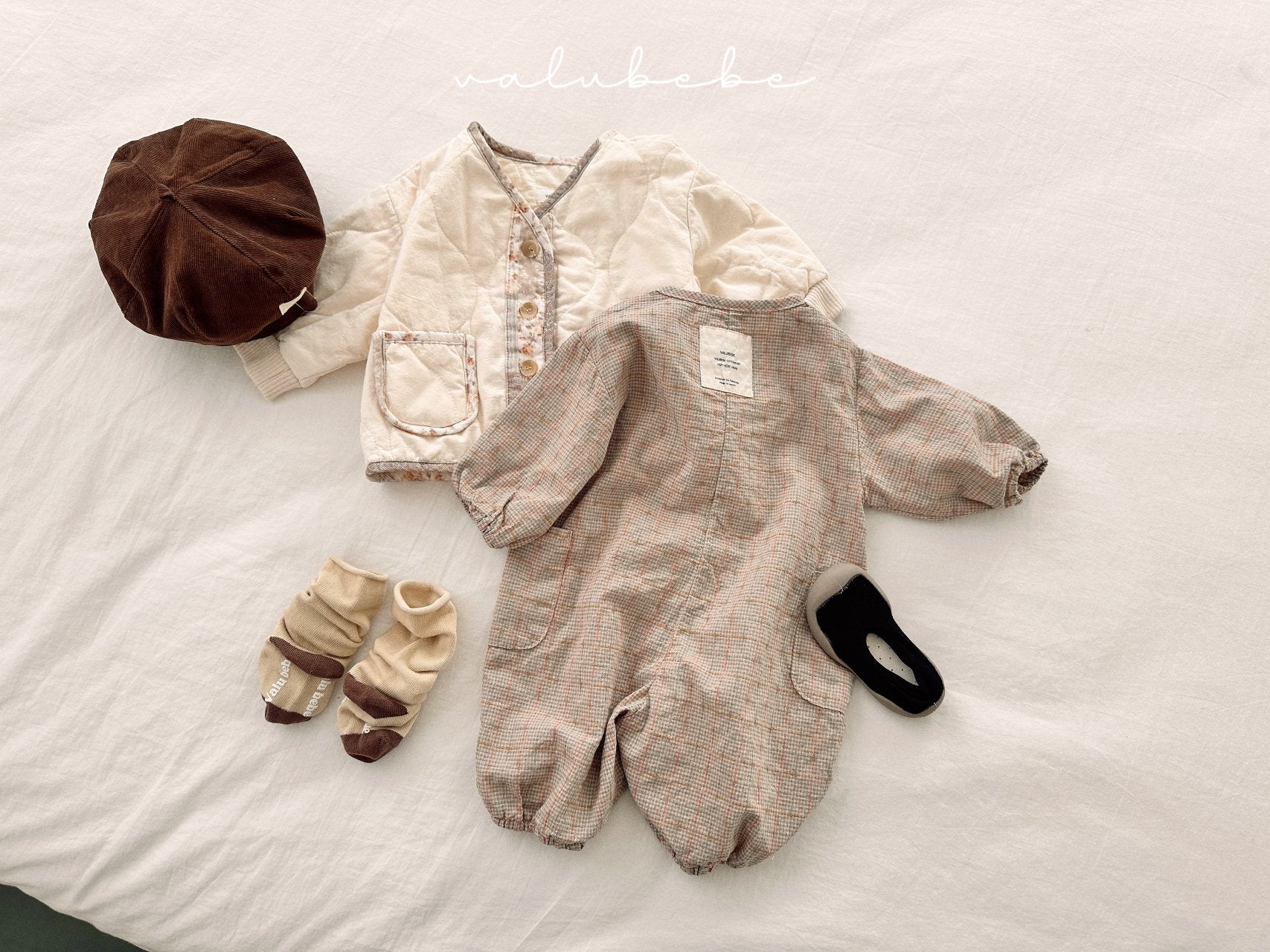 ［valubebe］Check loose suit (baby)