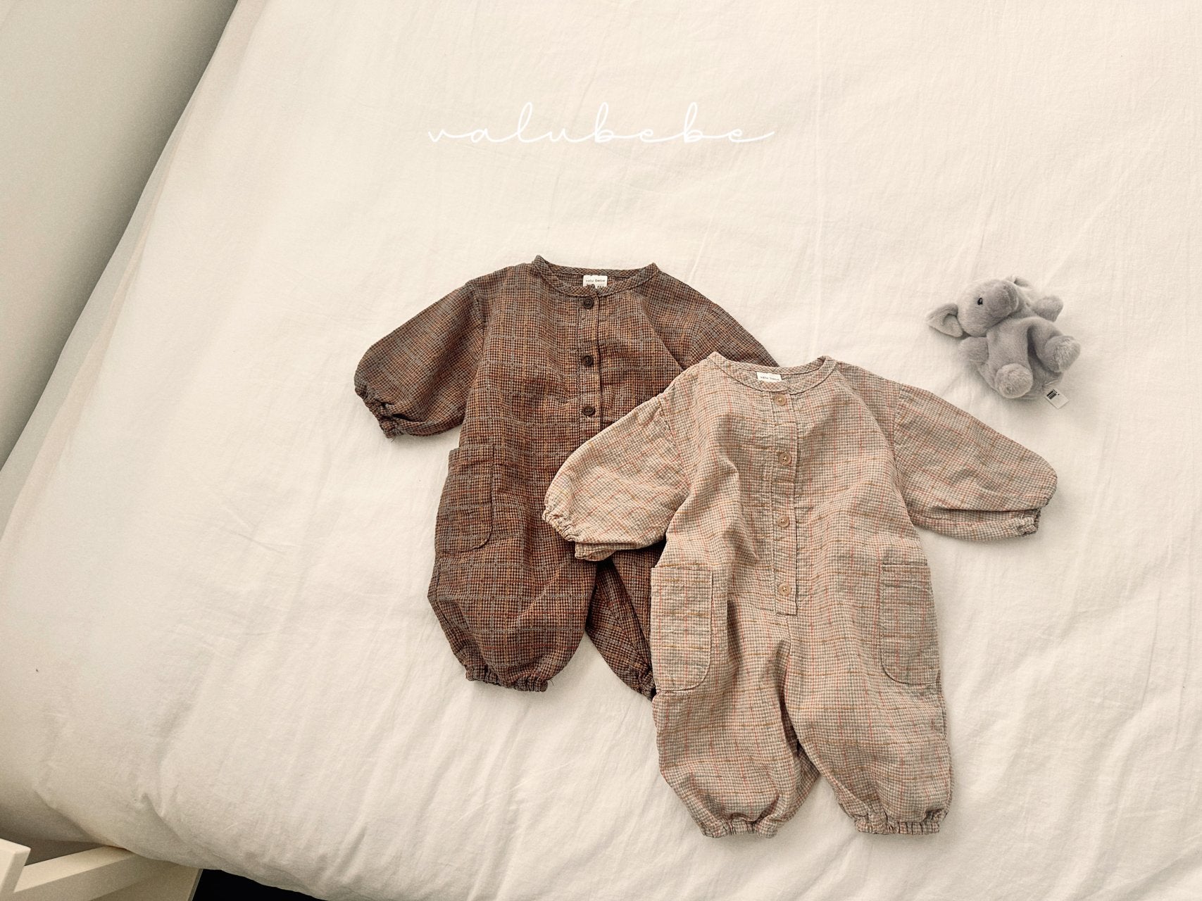 ［valubebe］Check loose suit (baby)