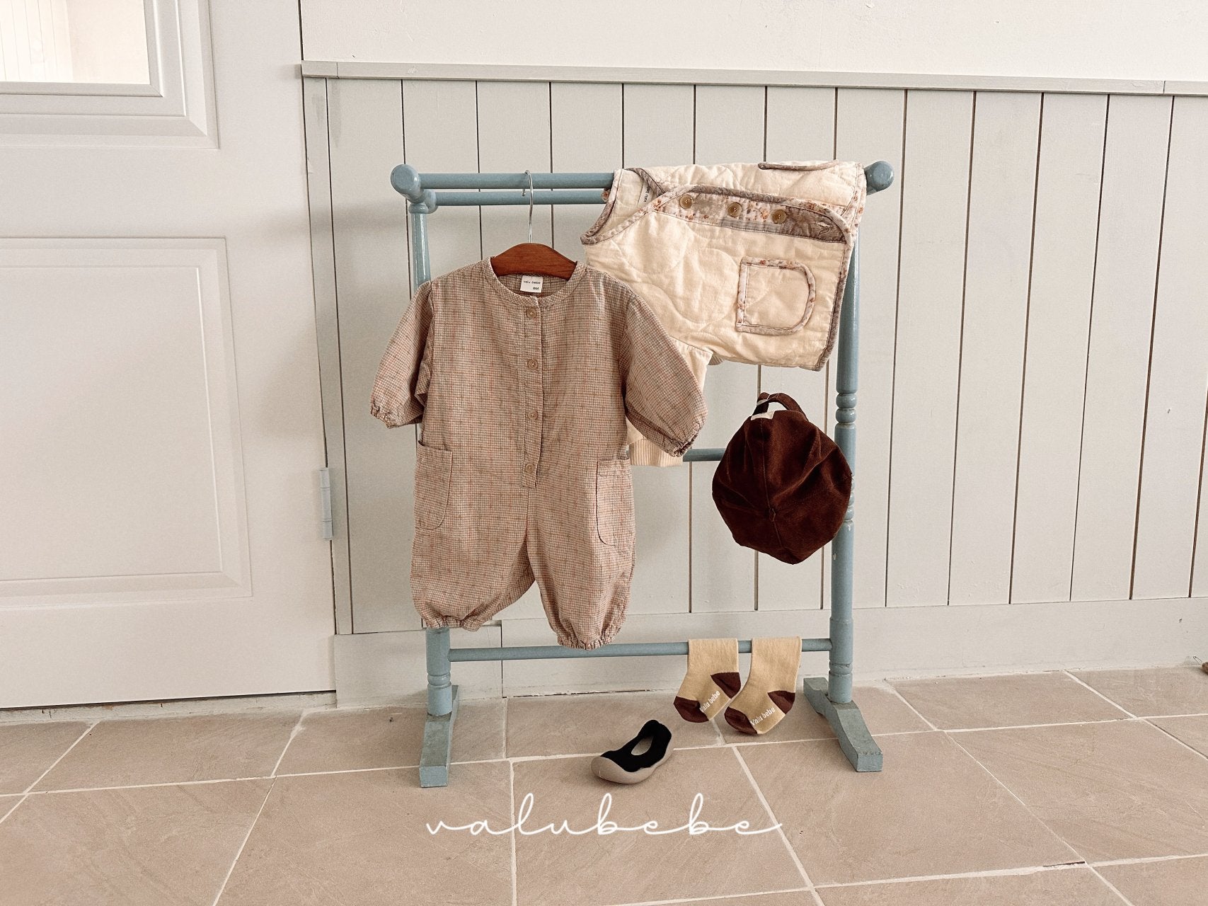 ［valubebe］Check loose suit (baby)