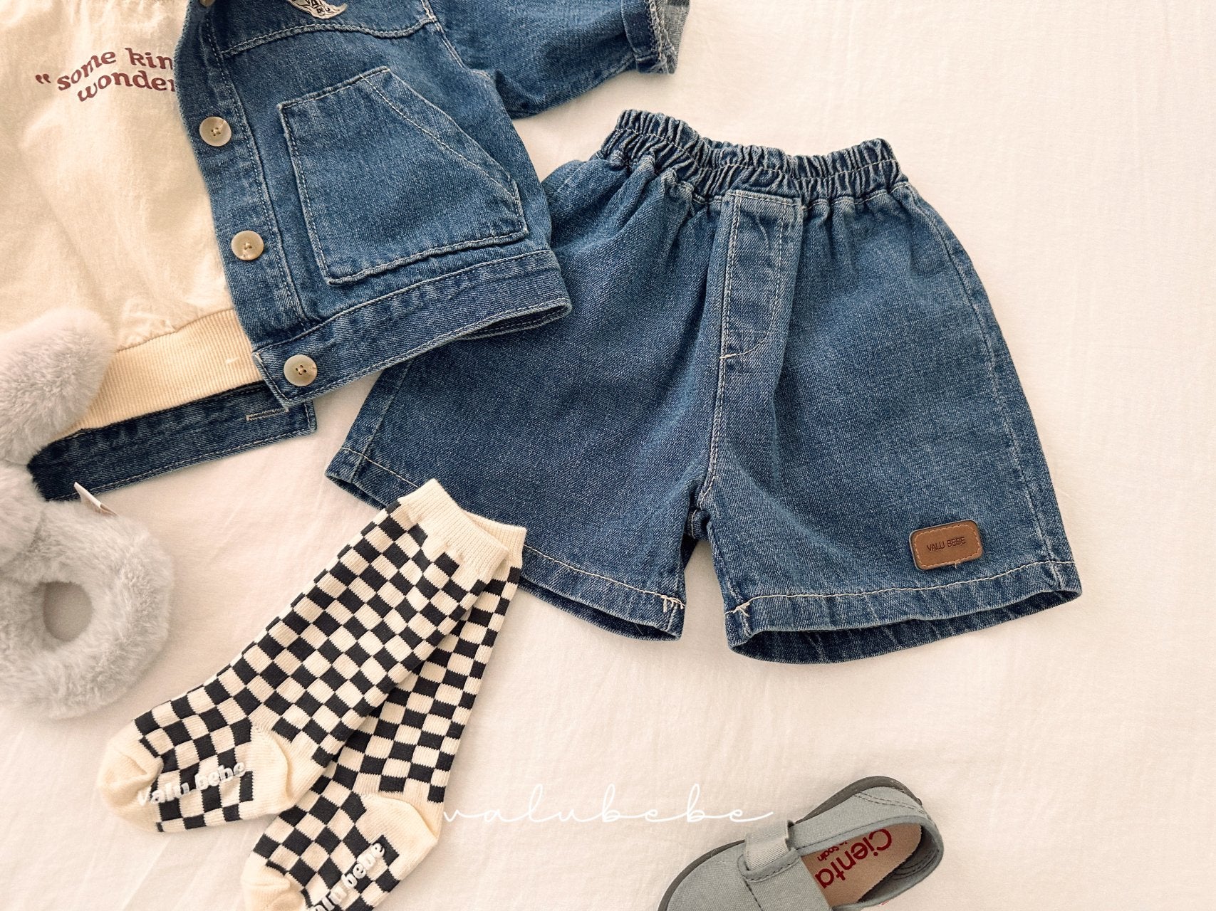 ［valubebe］Label half pants (baby & kids)