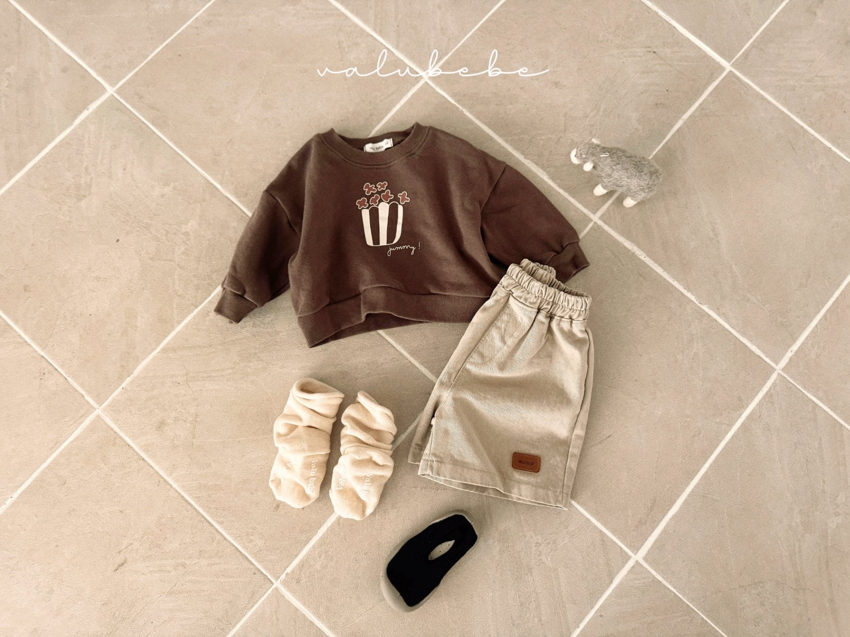 ［valubebe］Label half pants (baby & kids)