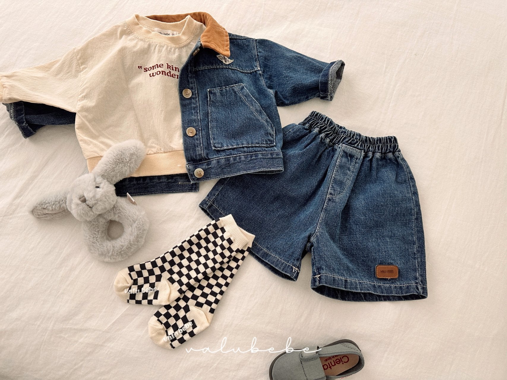 ［valubebe］Label half pants (baby & kids)