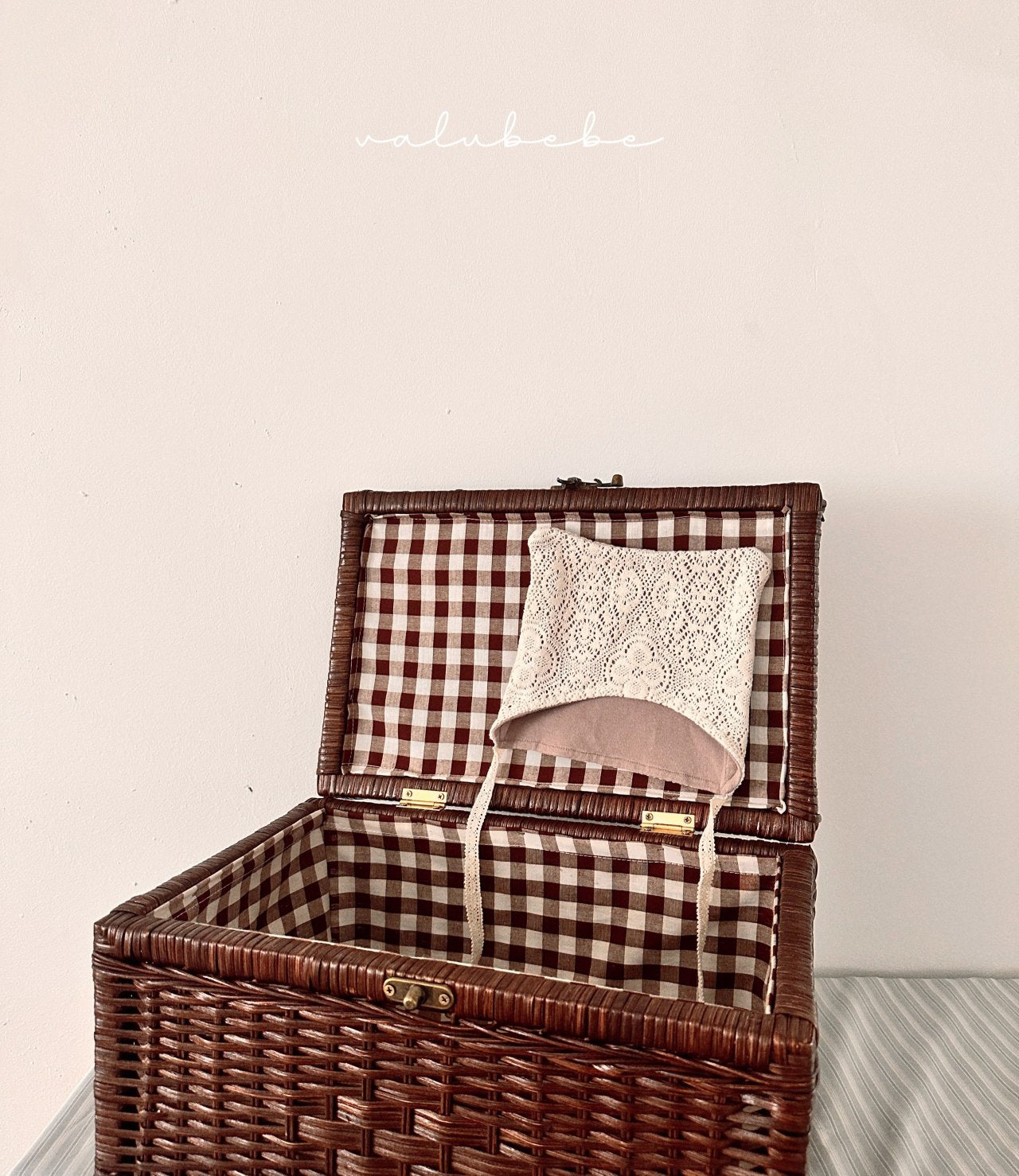 ［valubebe］Lace bonnet (baby)