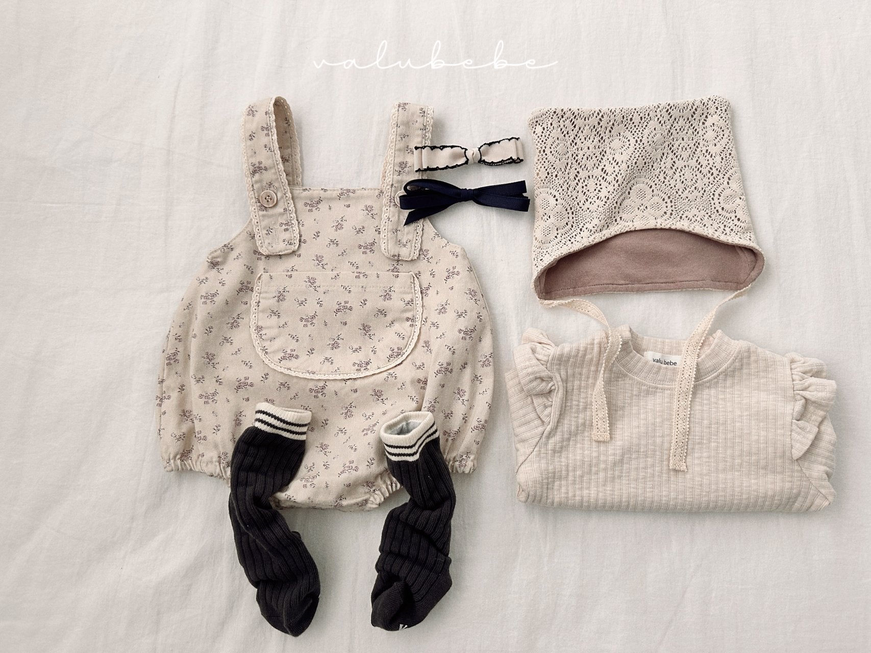 ［valubebe］Lace bonnet (baby)