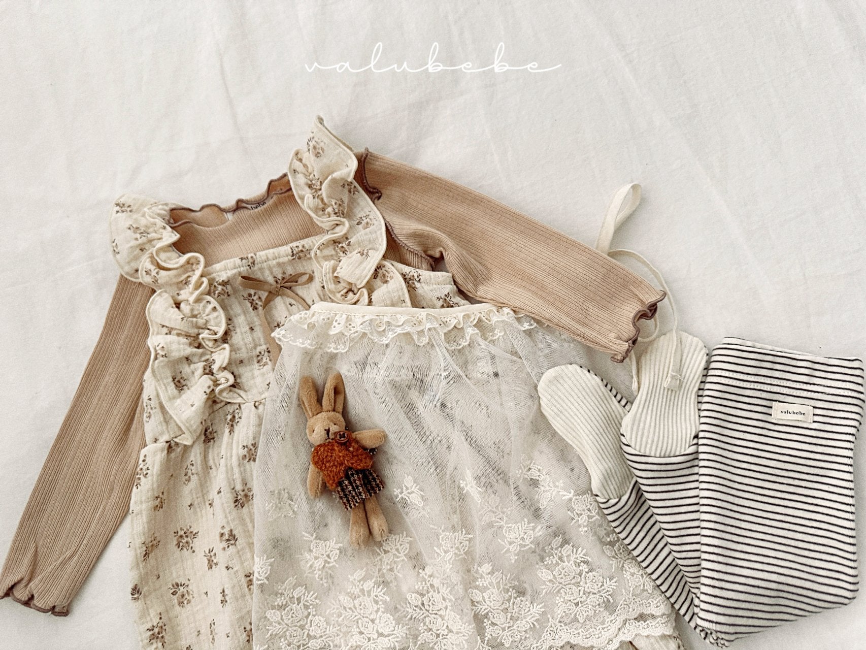 ［valubebe］Stripe bebe tights (baby)