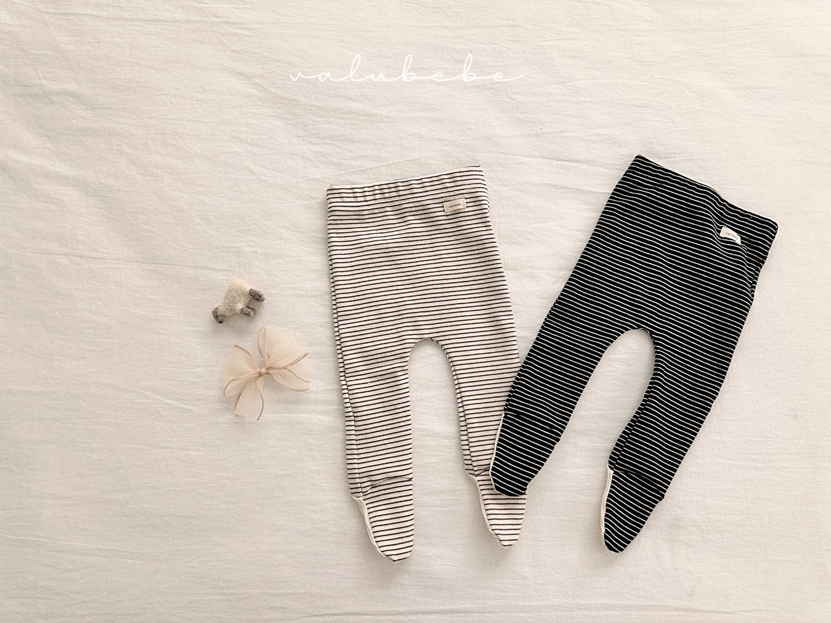 ［valubebe］Stripe bebe tights (baby)