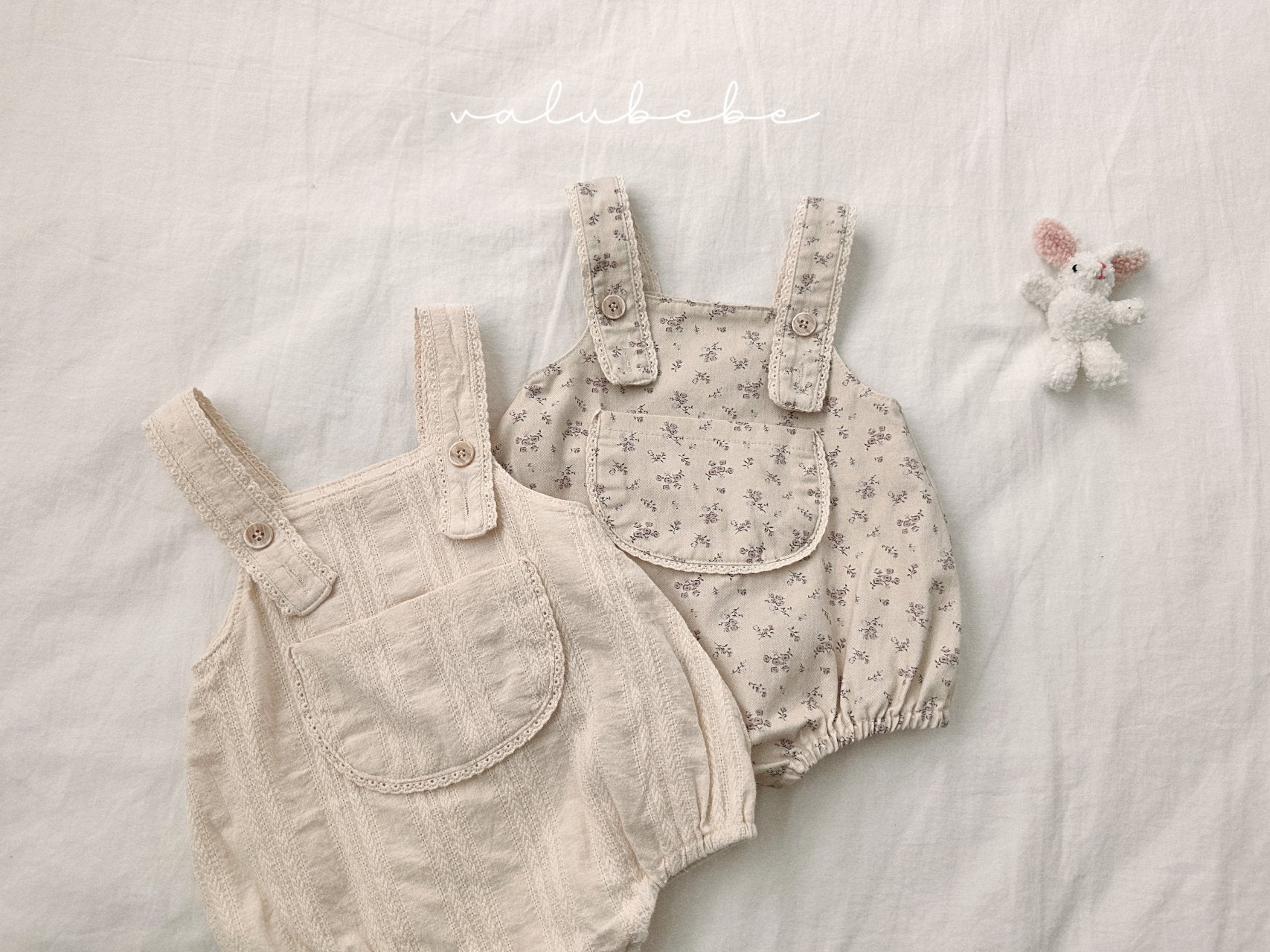 ［valubebe］Pocket lace suspender suit (baby)