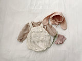 ［valubebe］Pocket lace suspender suit (baby)