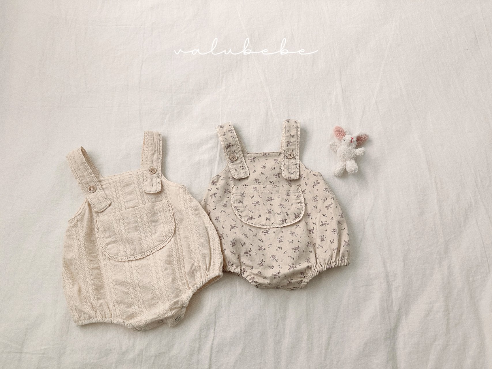 ［valubebe］Pocket lace suspender suit (baby)