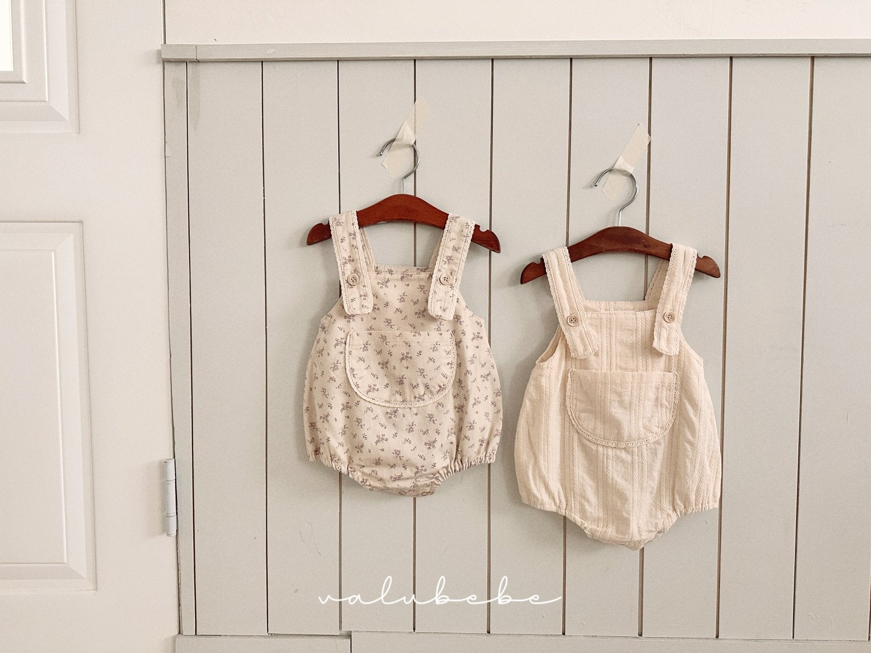 ［valubebe］Pocket lace suspender suit (baby)