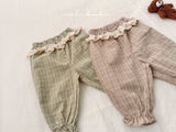 ［valubebe］Rommy frill check pants (baby)