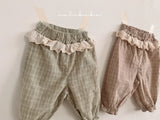 ［valubebe］Rommy frill check pants (baby)