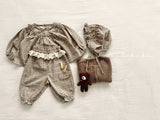 ［valubebe］Rommy frill check pants (baby)