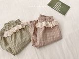 ［valubebe］Rommy frill check pants (baby)