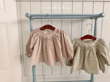 ［valubebe］Rommy frill check blouse (baby)