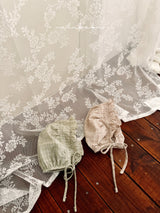 ［valubebe］Rommy frill check bonnet (baby)
