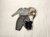 ［valubebe］Rommy frill check bonnet (baby)