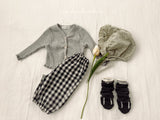 ［valubebe］Rommy frill check bonnet (baby)