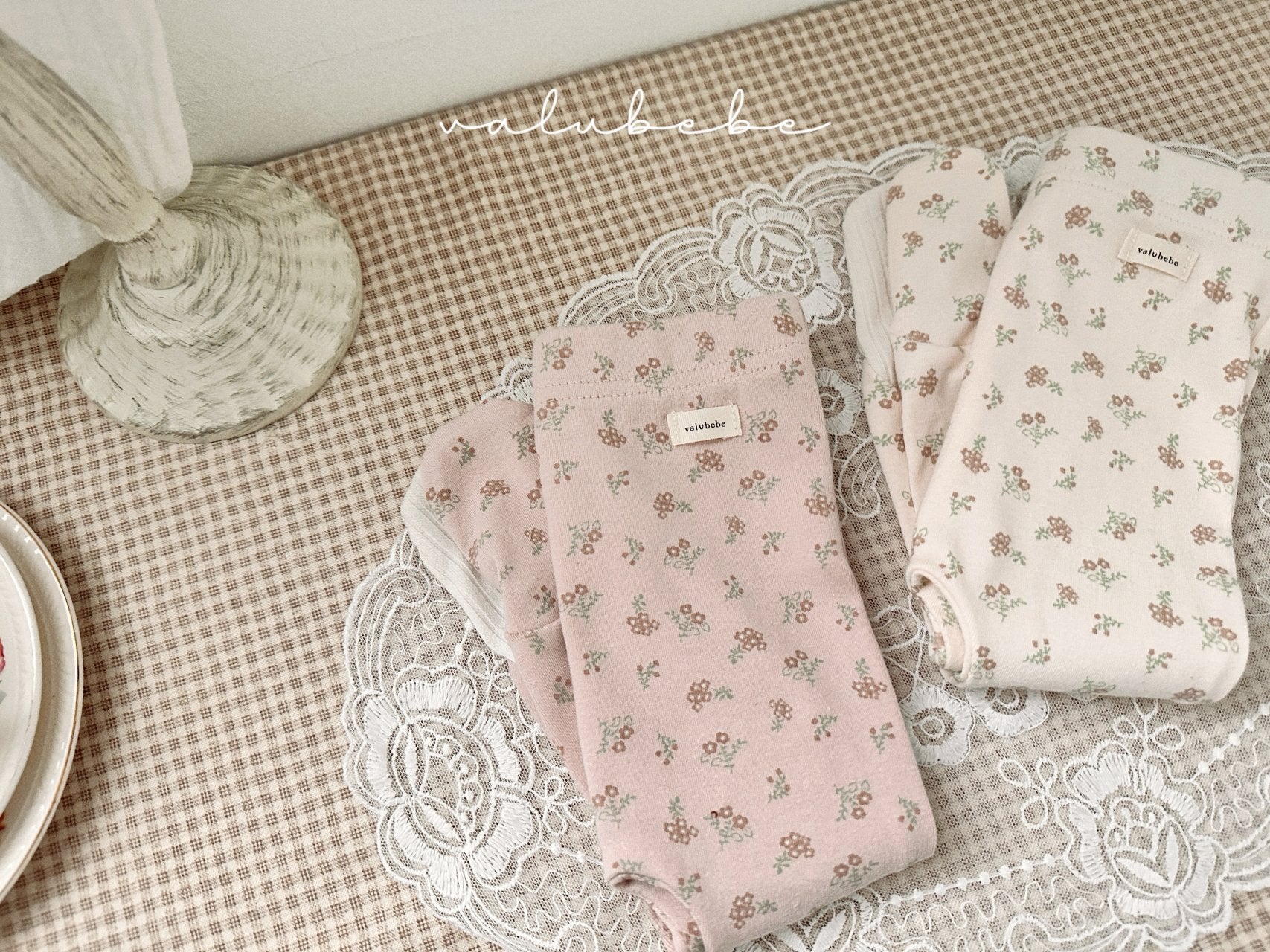 ［valubebe］Luna flower tights (baby)