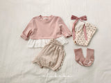 ［valubebe］Luna flower tights (baby)