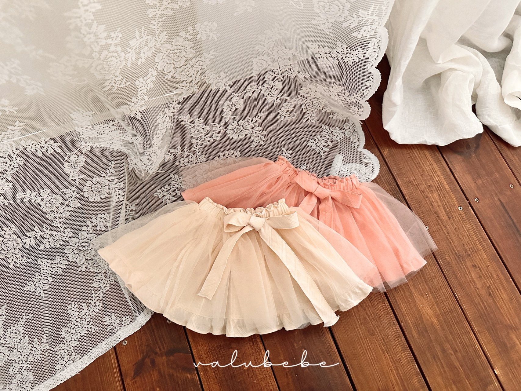 ［valubebe］Ribbon shasha skirt (baby)