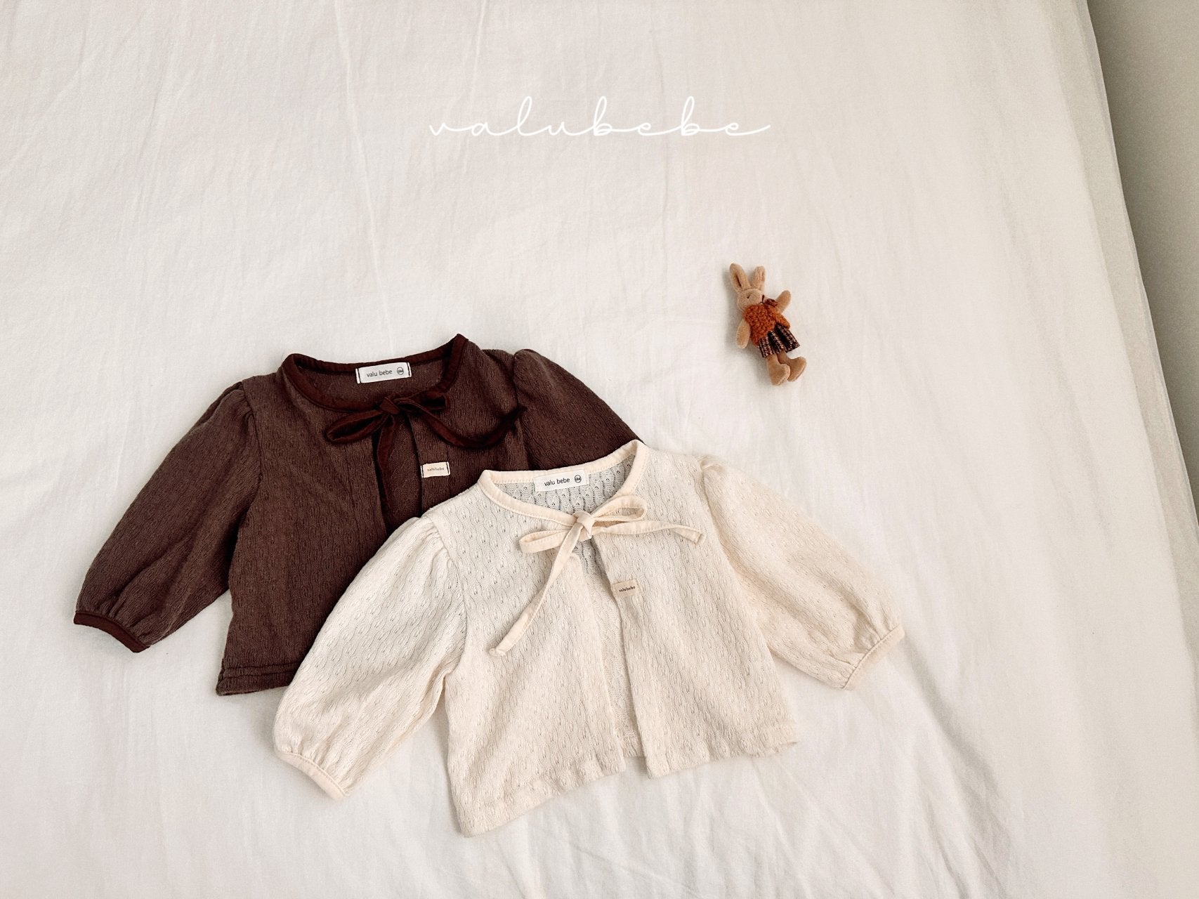 ［valubebe］Ribbon knit cardigan (baby)