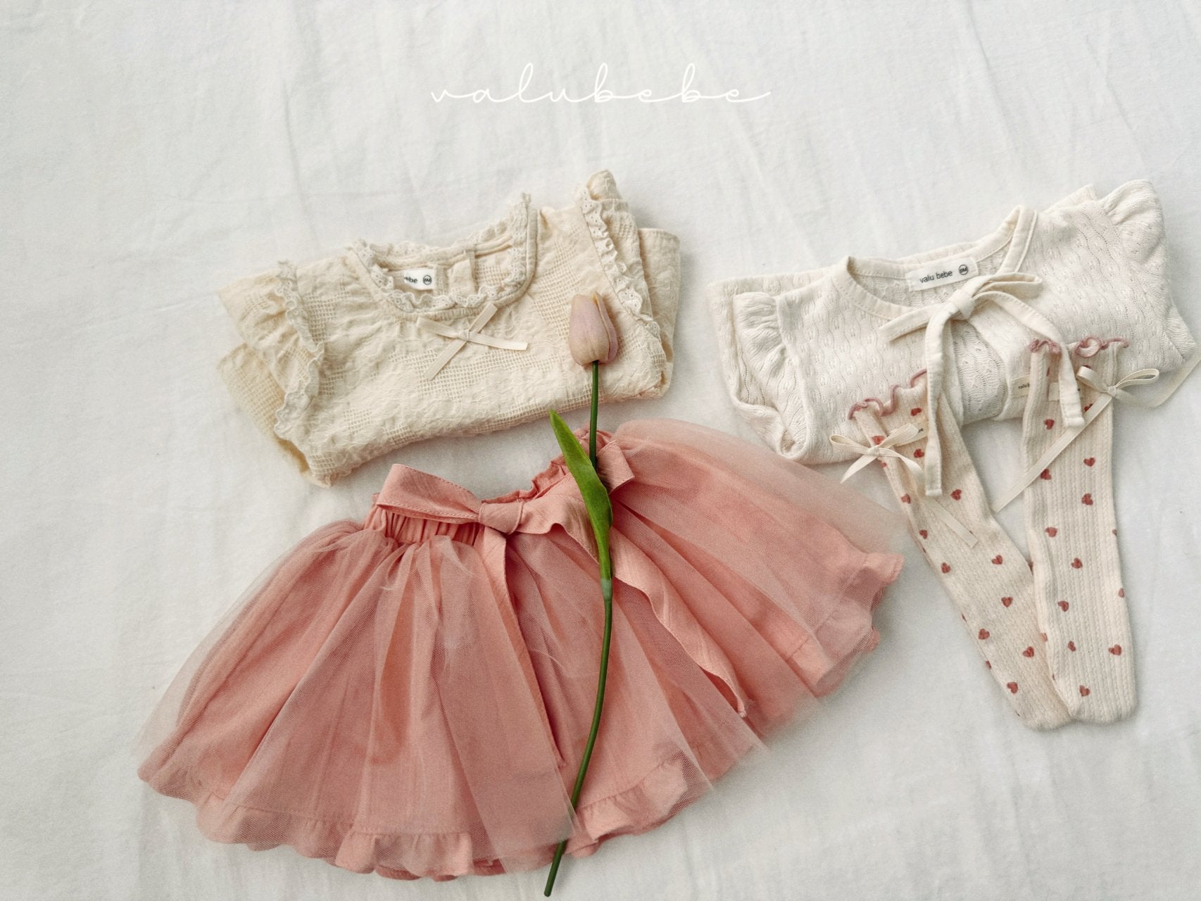 ［valubebe］Ribbon knit cardigan (baby)