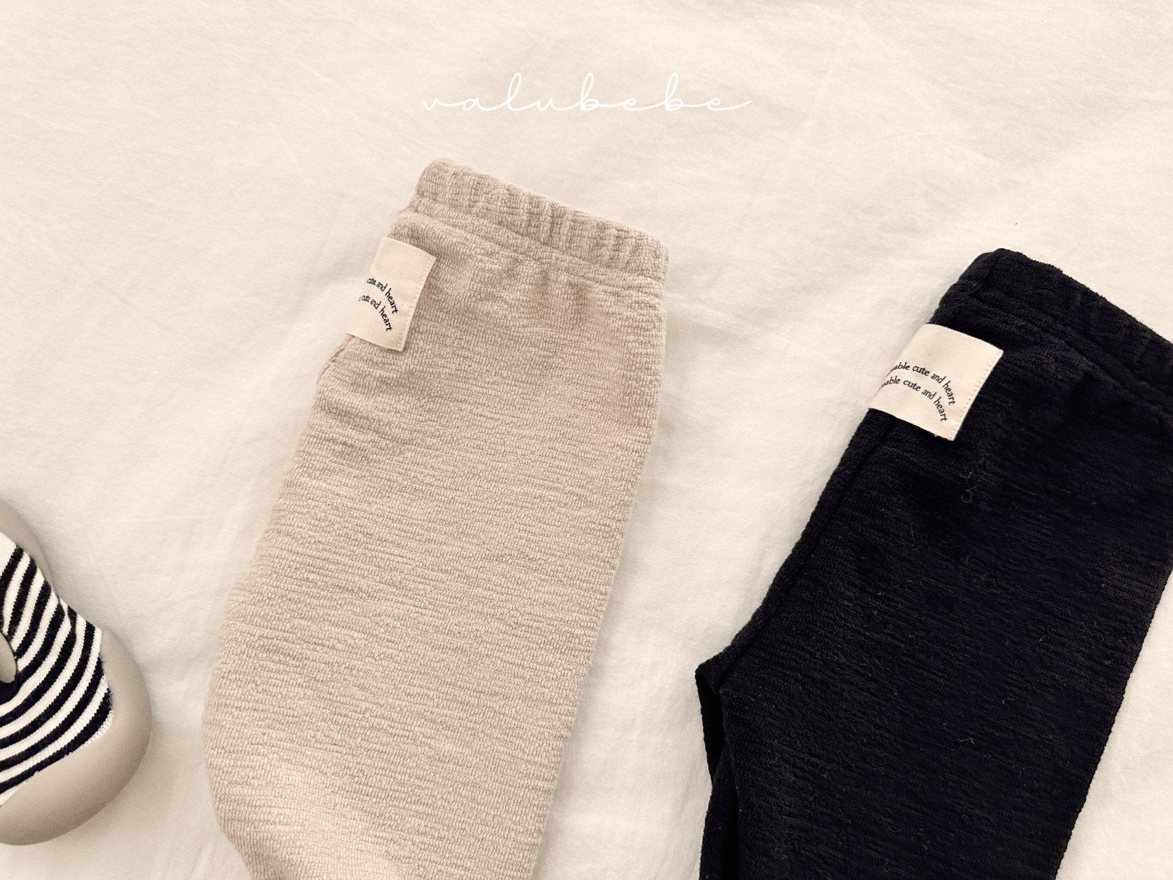 ［valubebe］Memory slub pants (baby)