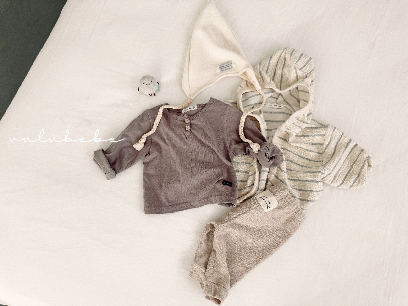 ［valubebe］Memory slub pants (baby)