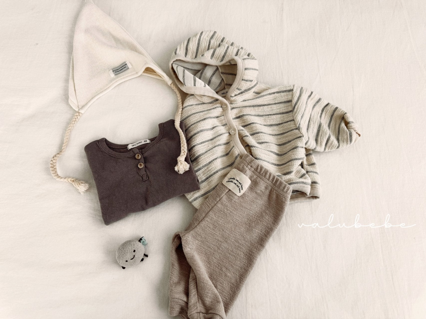 ［valubebe］Memory slub pants (baby)