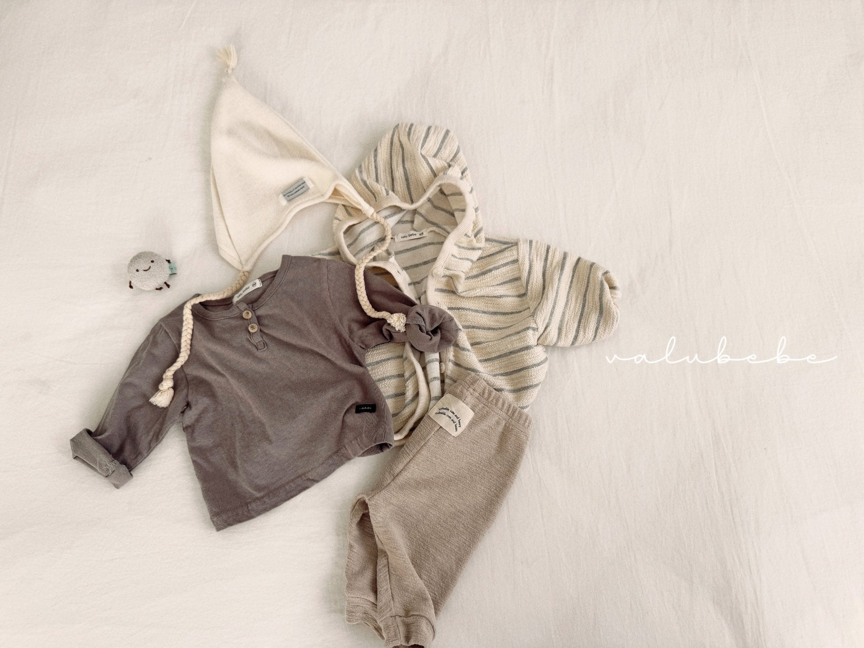 ［valubebe］Memory slub pants (baby)