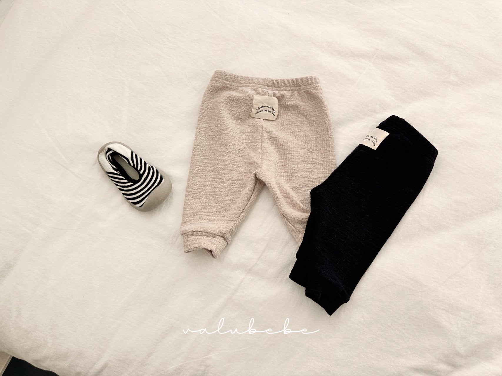 ［valubebe］Memory slub pants (baby)