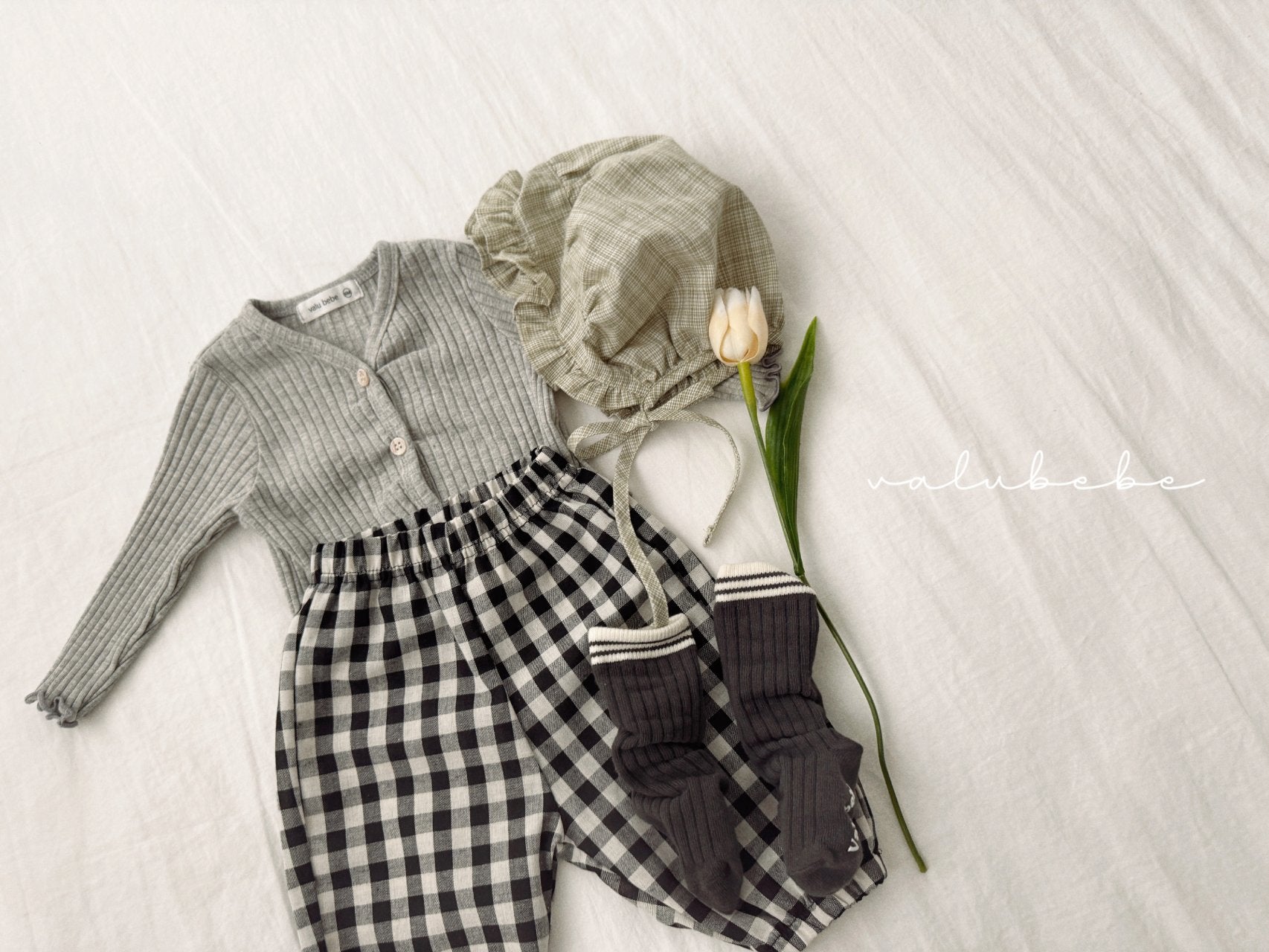 ［valubebe］Mos rib cardigan (baby)