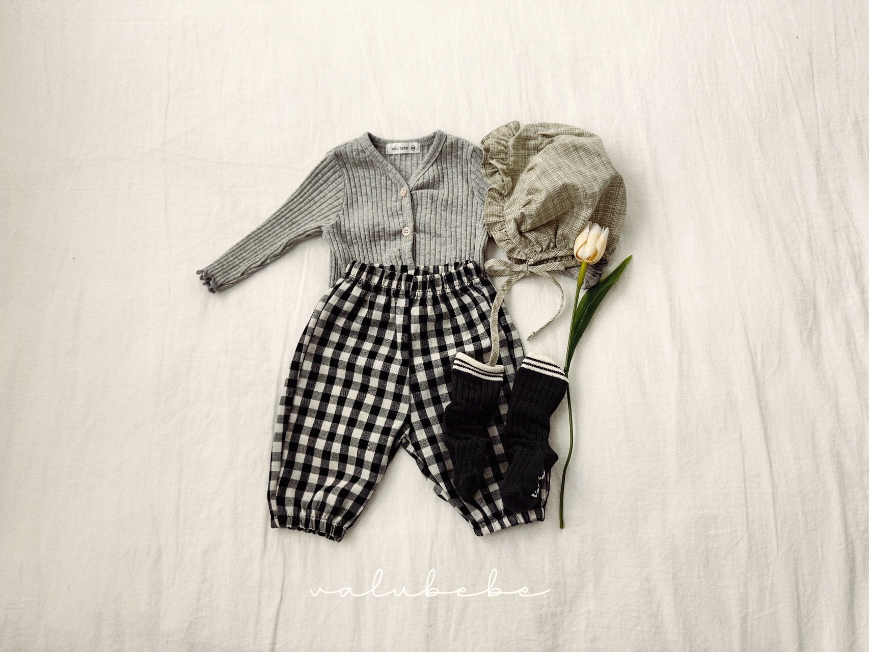 ［valubebe］Mos rib cardigan (baby)