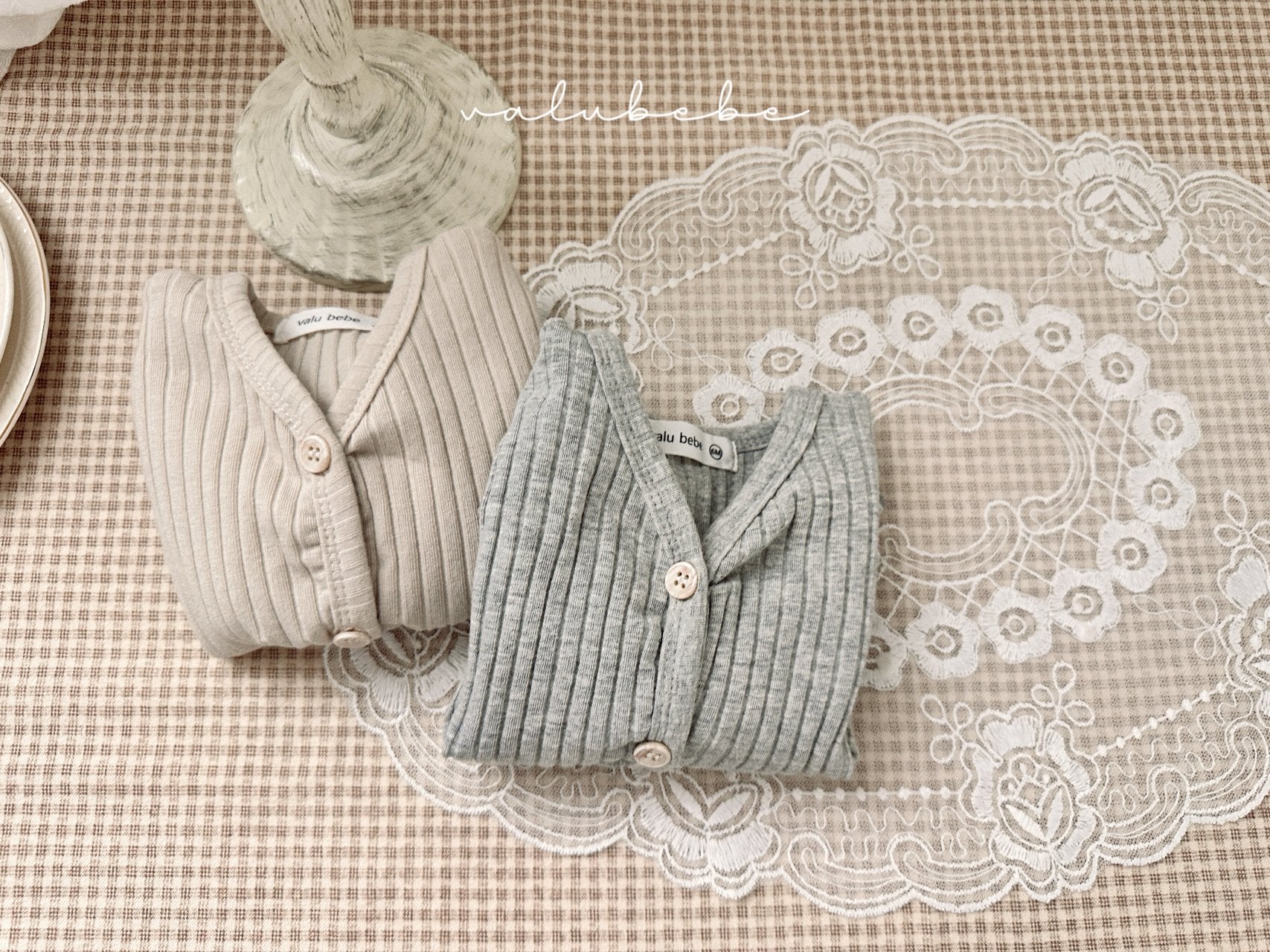 ［valubebe］Mos rib cardigan (baby)