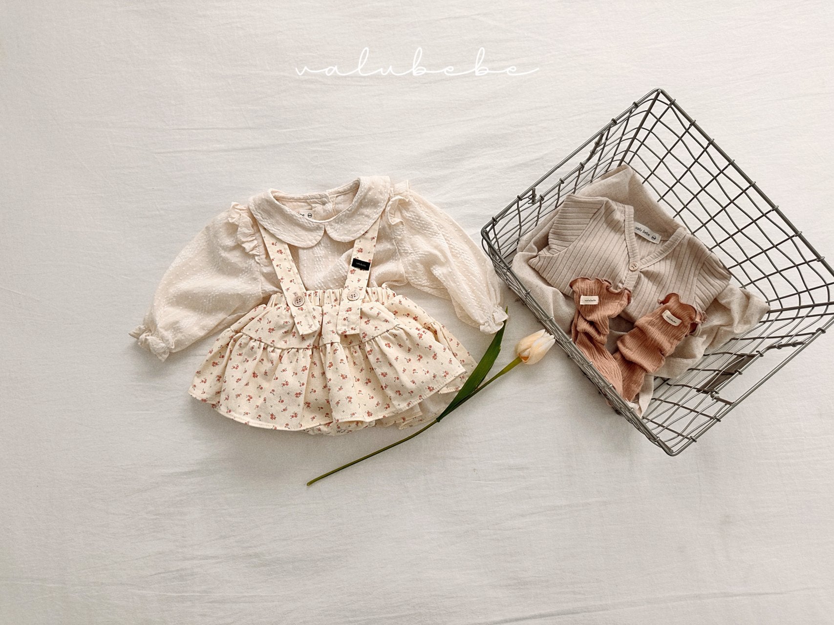 ［valubebe］Mos rib cardigan (baby)