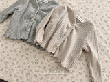 ［valubebe］Mos rib cardigan (baby)