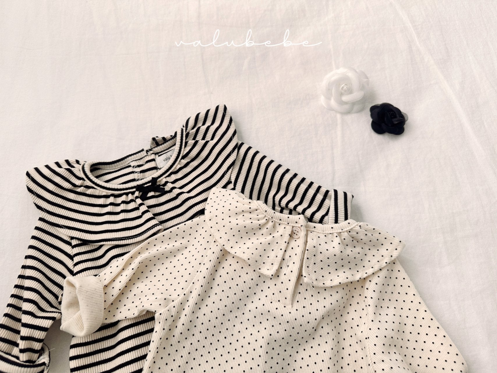 ［valubebe］Mini frill ribbon tee (baby)