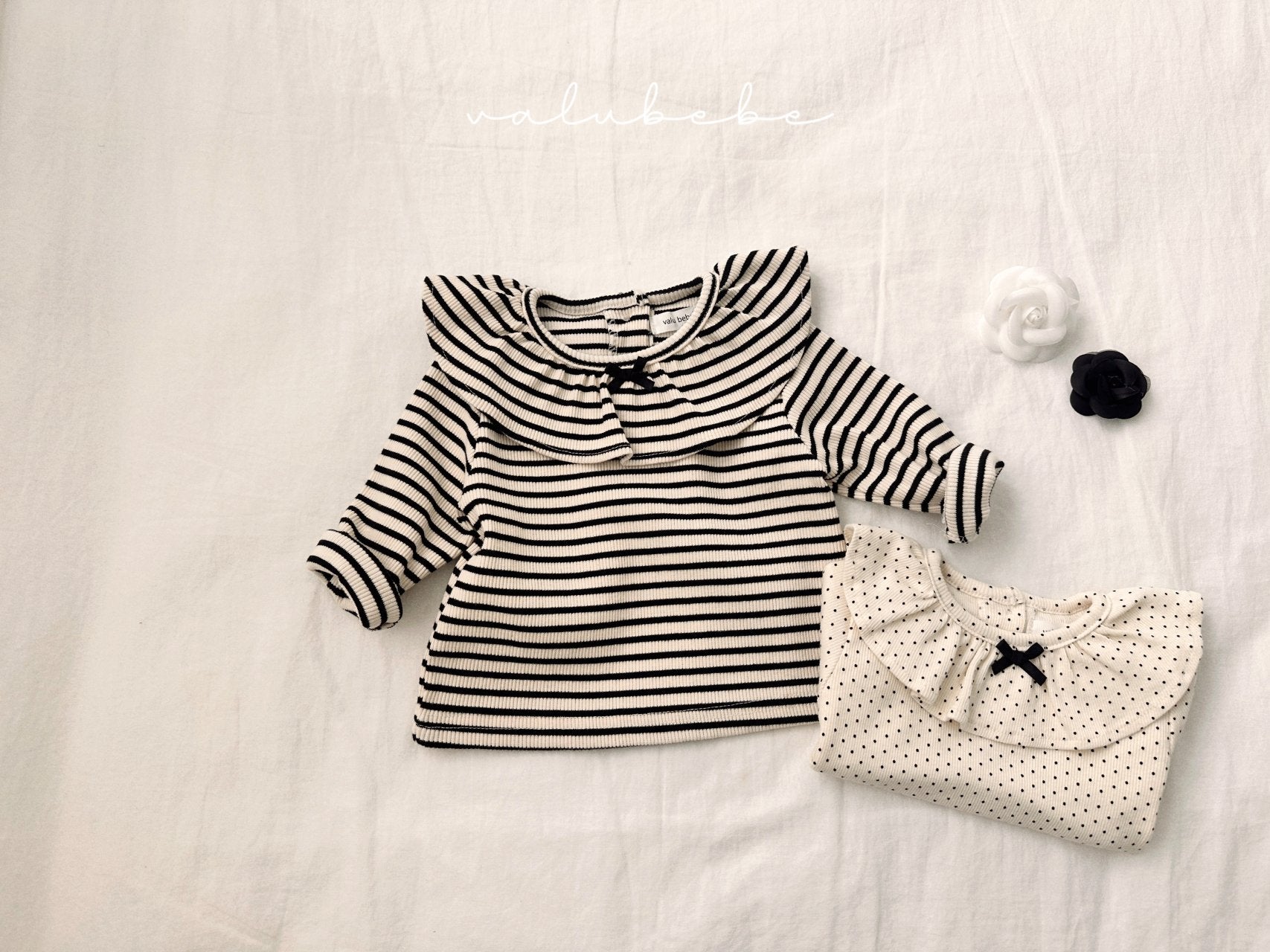 ［valubebe］Mini frill ribbon tee (baby)