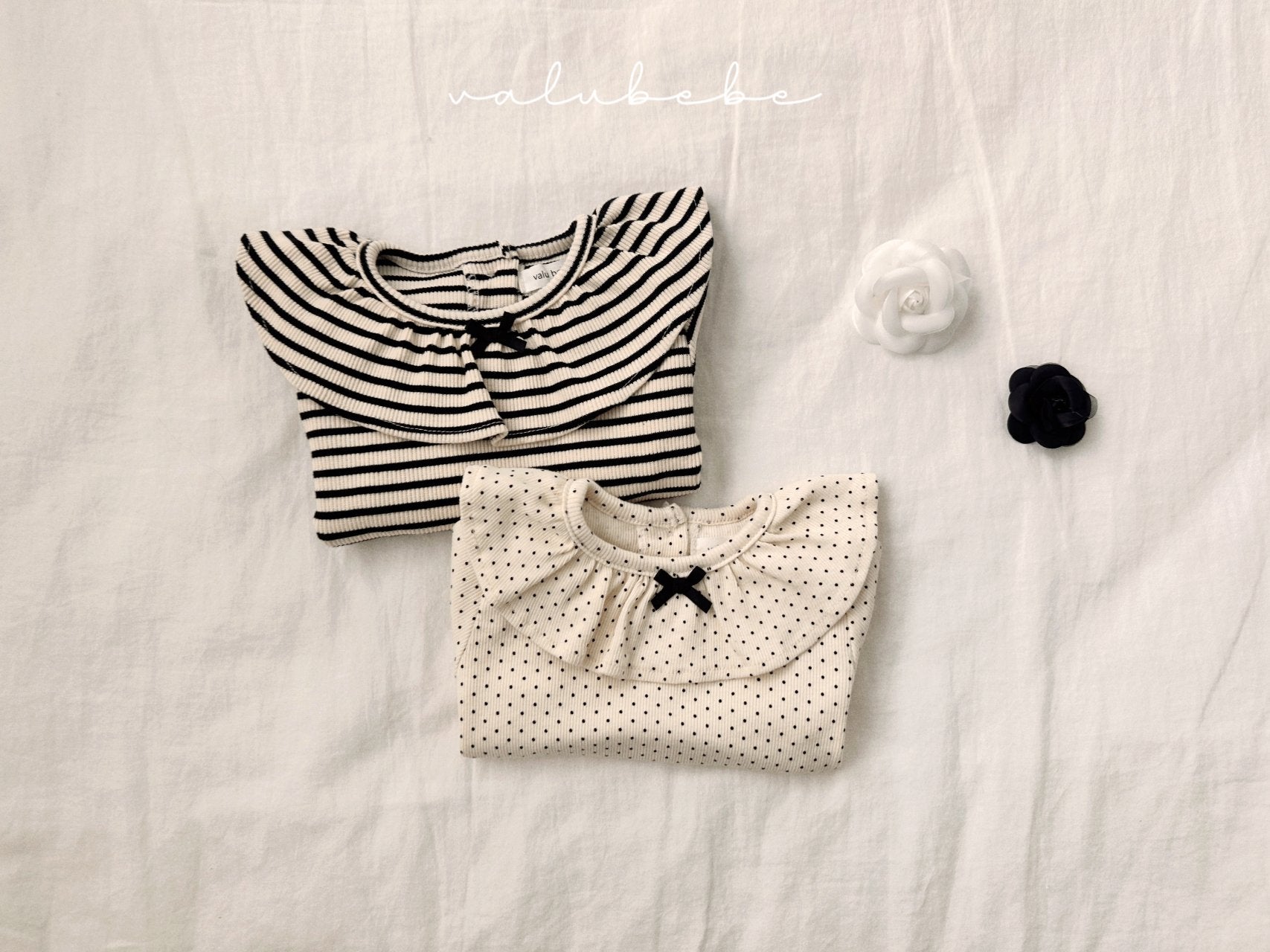 ［valubebe］Mini frill ribbon tee (baby)