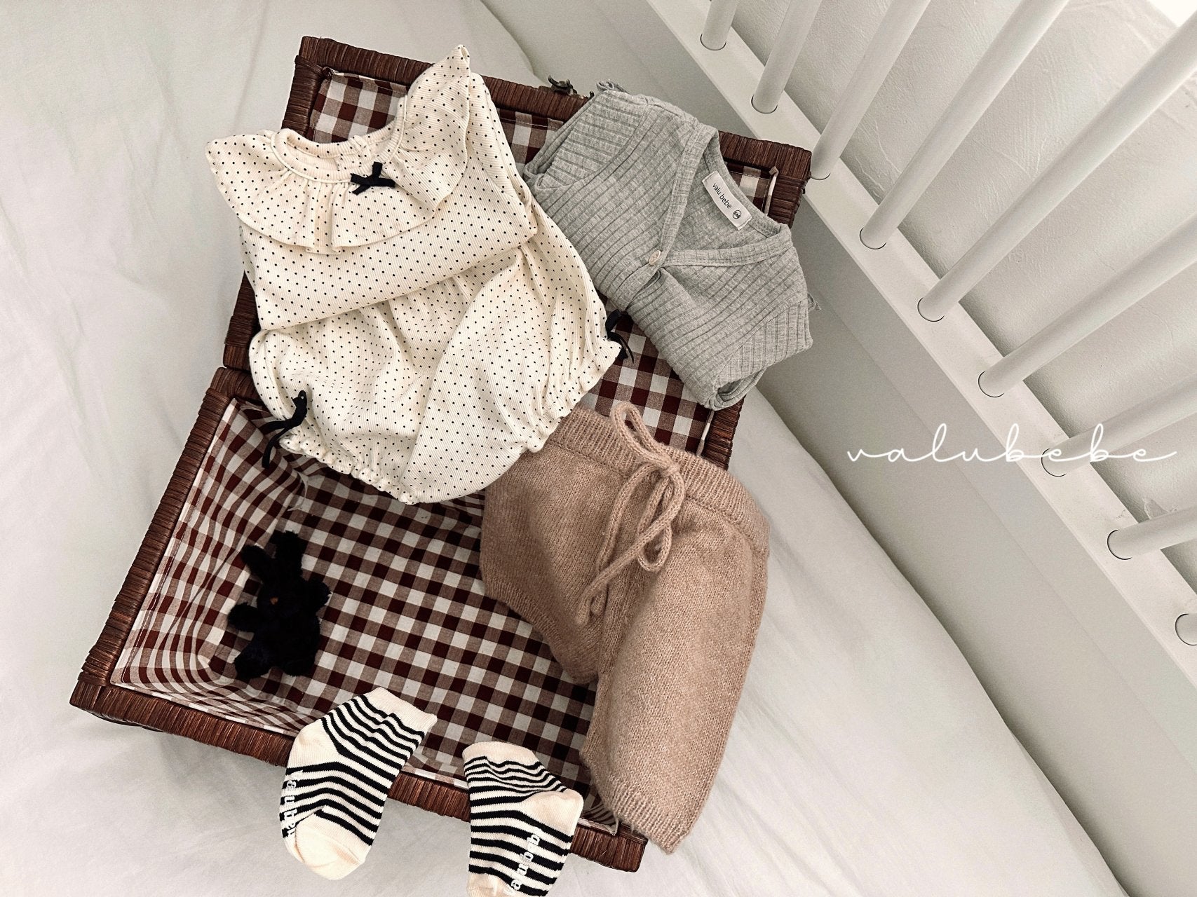 ［valubebe］Mini frill ribbon tee (baby)