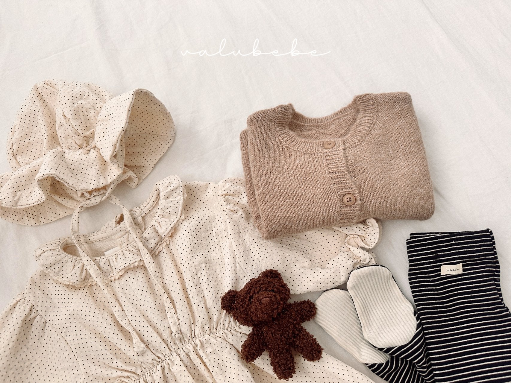 ［valubebe］Cotton bucket hat (baby)