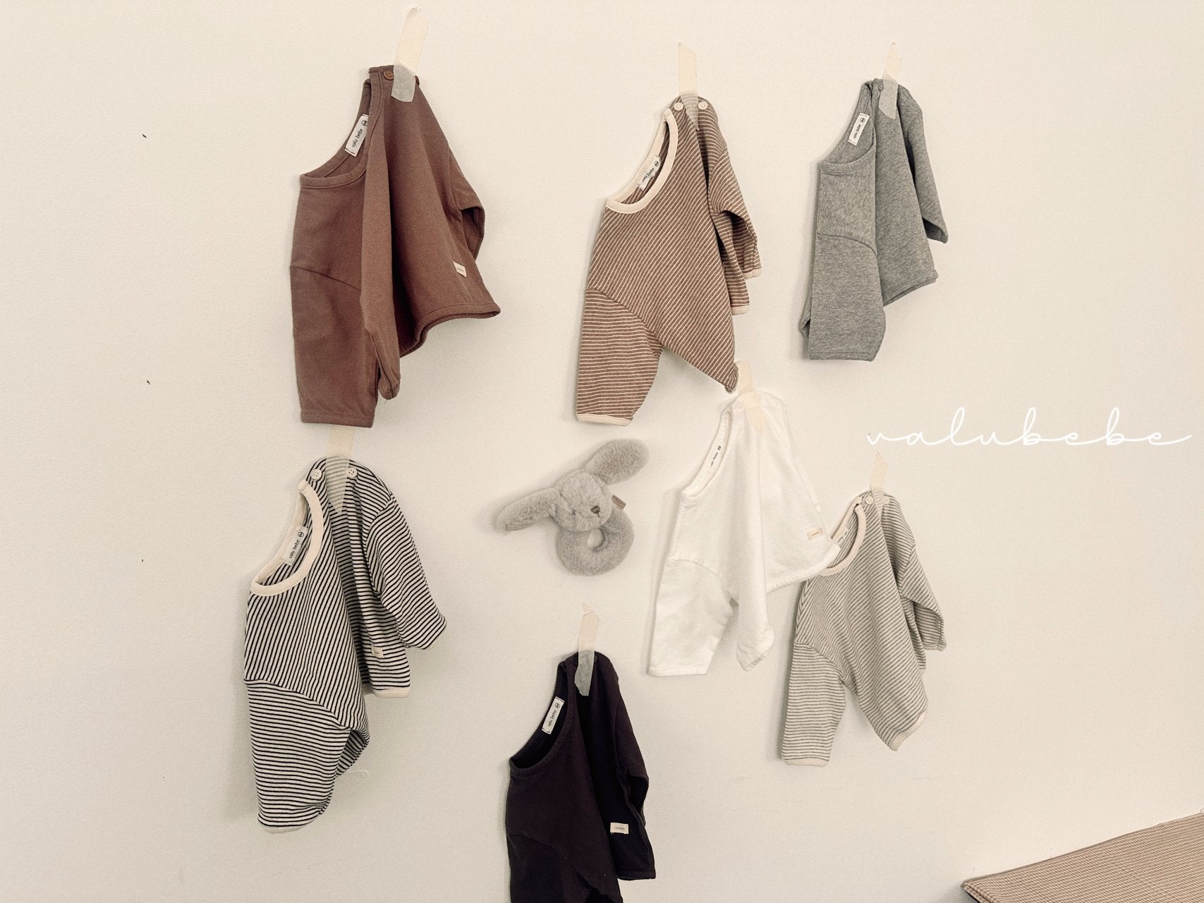 ［valubebe］Daily button tee (baby & kids)
