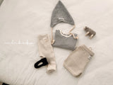 ［valubebe］Stripe button tee (baby & kids)