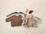 ［valubebe］Stripe button tee (baby & kids)
