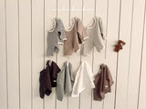 ［valubebe］Stripe button tee (baby & kids)
