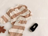 ［valubebe］Milk stripe jogger pants (baby & kids)