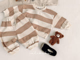 ［valubebe］Milk stripe jogger pants (baby & kids)